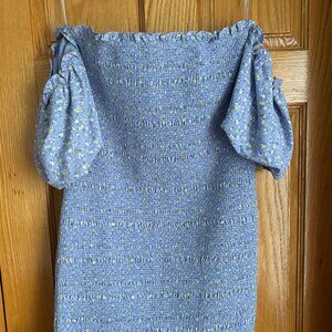 Women's Scrunch Off-the-shoulder mini dress